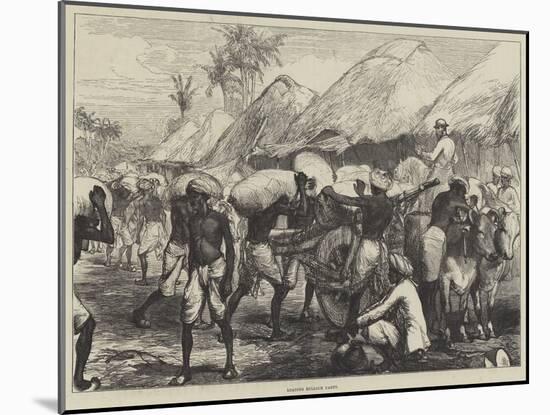 Loading Bullock Carts-Charles Robinson-Mounted Giclee Print