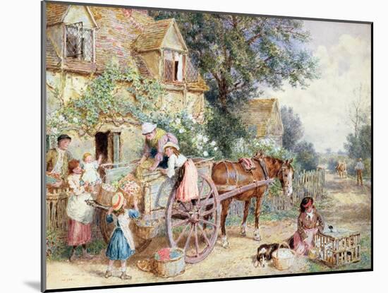 Loading the Cart for Market-Myles Birket Foster-Mounted Giclee Print