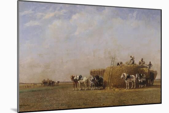 Loading the Hay Carts-Sir William Beechey-Mounted Giclee Print