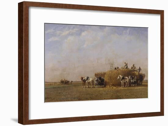 Loading the Hay Carts-Sir William Beechey-Framed Giclee Print