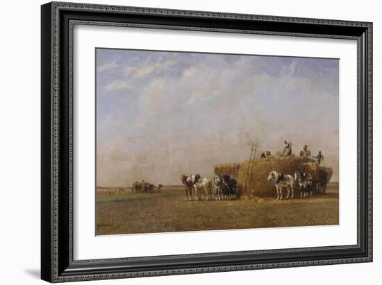 Loading the Hay Carts-Sir William Beechey-Framed Giclee Print