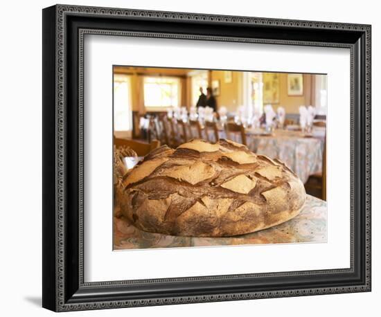 Loaf of Country Bread, Ferme De Biorne, Duck and Fowl Farm, Dordogne, France-Per Karlsson-Framed Photographic Print