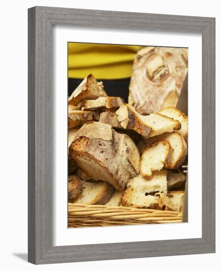 Loaf of Country Bread, Ferme De Biorne, Duck and Fowl Farm, Dordogne, France-Per Karlsson-Framed Photographic Print