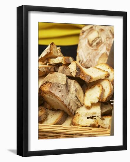 Loaf of Country Bread, Ferme De Biorne, Duck and Fowl Farm, Dordogne, France-Per Karlsson-Framed Photographic Print