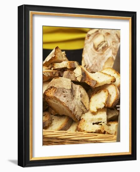 Loaf of Country Bread, Ferme De Biorne, Duck and Fowl Farm, Dordogne, France-Per Karlsson-Framed Photographic Print