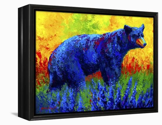 Loafing In The Lupin-Marion Rose-Framed Premier Image Canvas