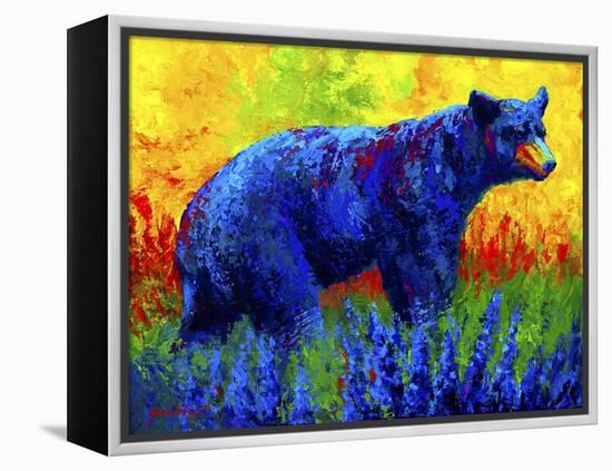 Loafing In The Lupin-Marion Rose-Framed Premier Image Canvas