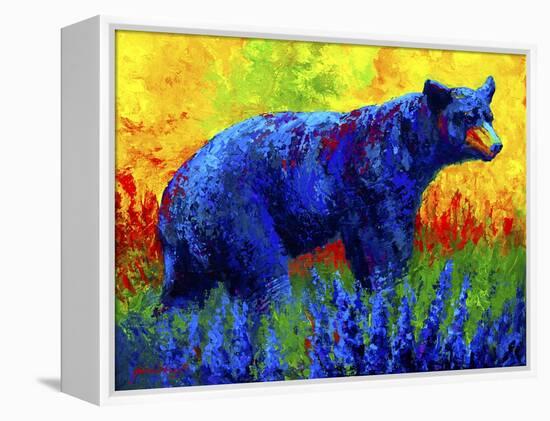 Loafing In The Lupin-Marion Rose-Framed Premier Image Canvas