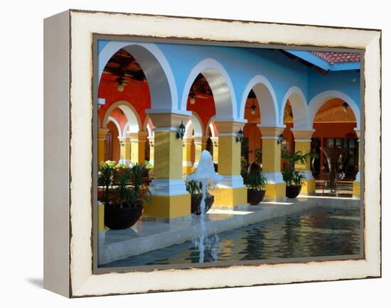 Lobby of Iberostar Resort, Mayan Riviera, Mexico-Lisa S. Engelbrecht-Framed Premier Image Canvas