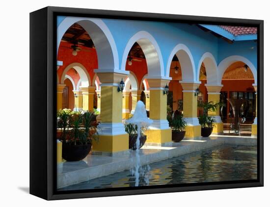 Lobby of Iberostar Resort, Mayan Riviera, Mexico-Lisa S. Engelbrecht-Framed Premier Image Canvas