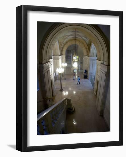 Lobby of the Cleveland Public Library's Main Branch-Jamie-andrea Yanak-Framed Photographic Print