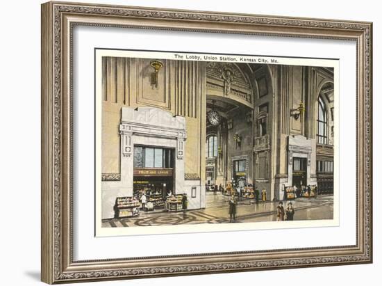 Lobby, Union Station, Kansas City, Missouri-null-Framed Premium Giclee Print