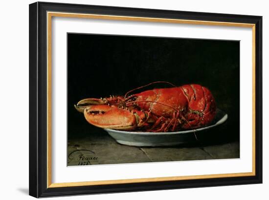 Lobster, 1878-Guillaume Romain Fouace-Framed Giclee Print