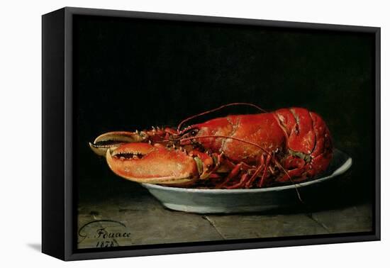 Lobster, 1878-Guillaume Romain Fouace-Framed Premier Image Canvas