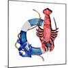 Lobster Anchor-Jesse Keith-Mounted Art Print