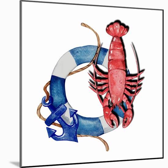 Lobster Anchor-Jesse Keith-Mounted Art Print