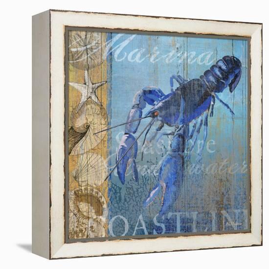 Lobster and Sea-null-Framed Premier Image Canvas