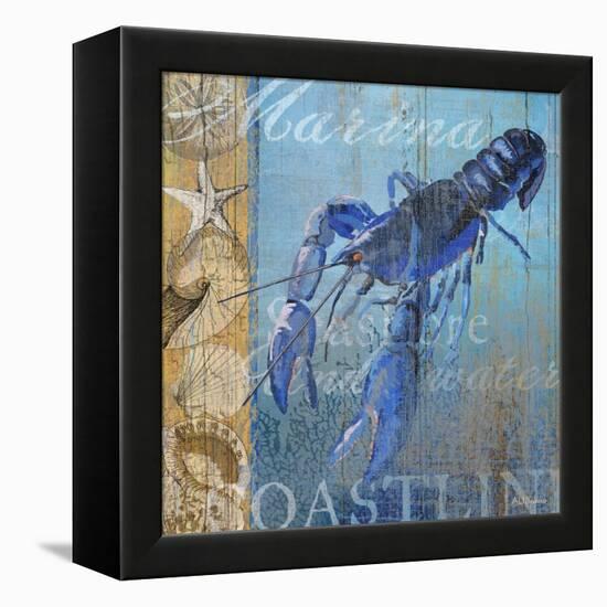 Lobster and Sea-null-Framed Premier Image Canvas
