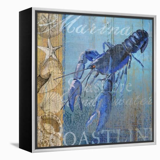 Lobster and Sea-null-Framed Premier Image Canvas