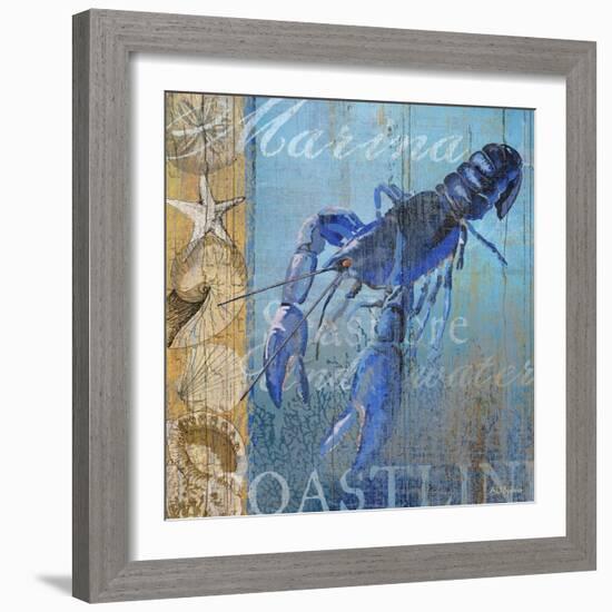 Lobster and Sea-null-Framed Giclee Print