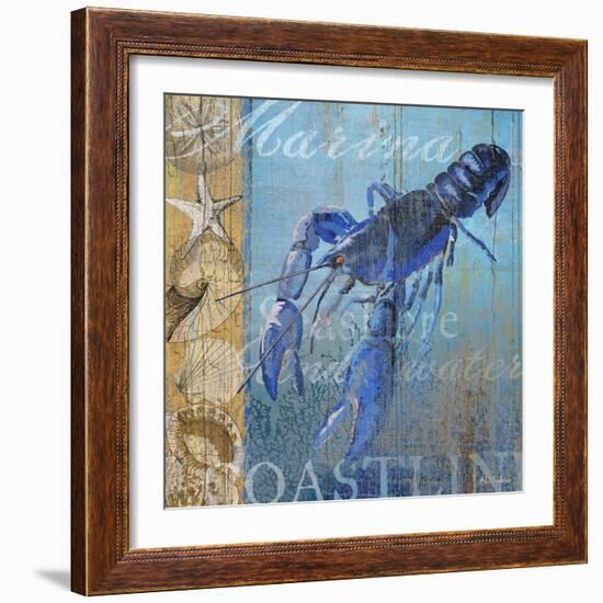 Lobster and Sea-null-Framed Giclee Print