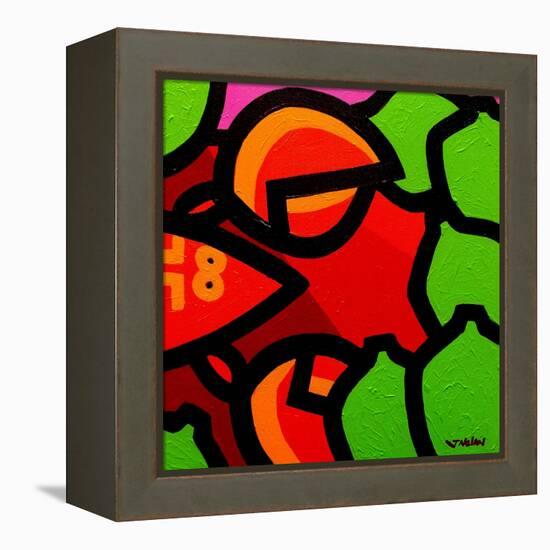 Lobster and Seven Limes-John Nolan-Framed Premier Image Canvas