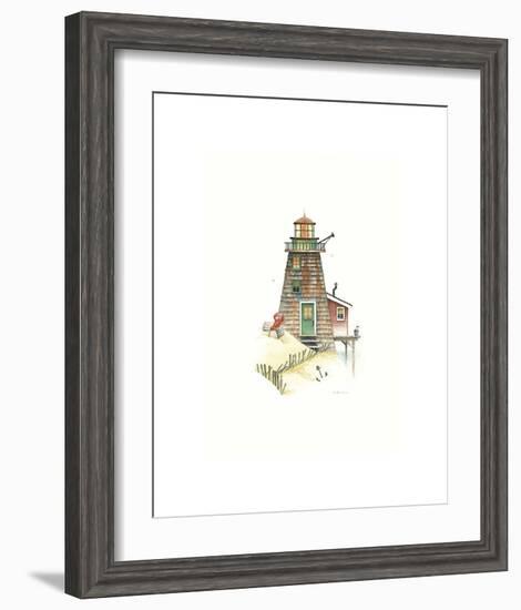 Lobster Bay Light-Lisa Danielle-Framed Giclee Print