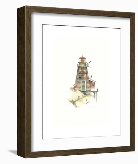 Lobster Bay Light-Lisa Danielle-Framed Art Print