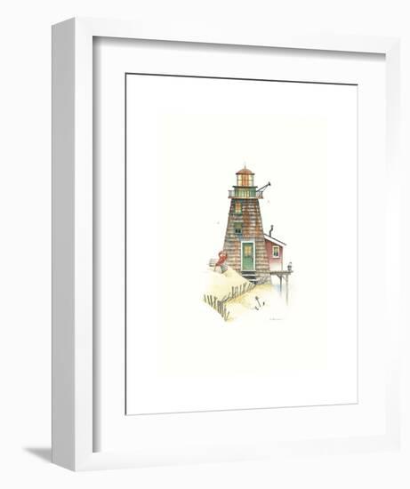 Lobster Bay Light-Lisa Danielle-Framed Art Print