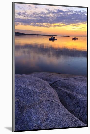 Lobster boats in a harbor in South Thomaston, Maine.-Jerry & Marcy Monkman-Mounted Photographic Print