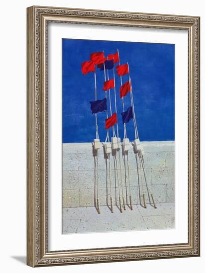 Lobster Buoys, 1990s-Lincoln Seligman-Framed Giclee Print