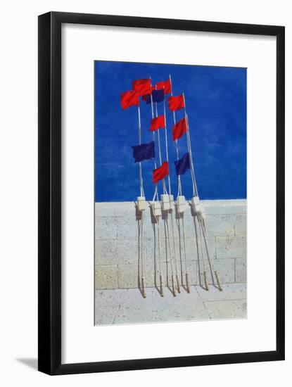 Lobster Buoys, 1990s-Lincoln Seligman-Framed Giclee Print