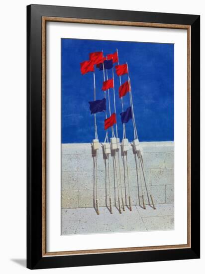 Lobster Buoys, 1990s-Lincoln Seligman-Framed Giclee Print