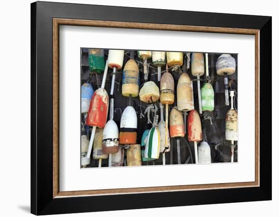 Lobster Buoys, Cape Cod National Seashore, Orleans, Cape Cod, Massachusetts, New England, Usa-Wendy Connett-Framed Photographic Print