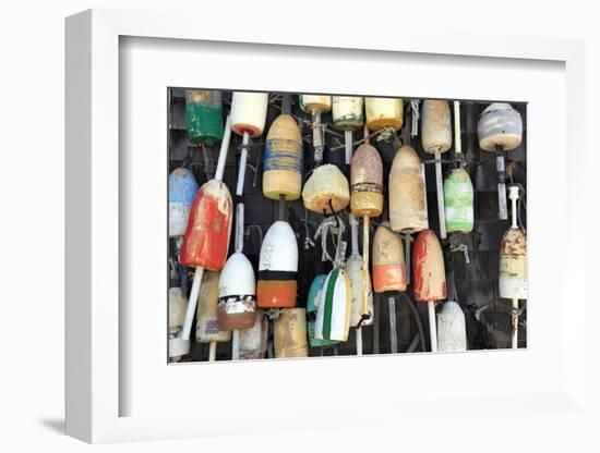 Lobster Buoys, Cape Cod National Seashore, Orleans, Cape Cod, Massachusetts, New England, Usa-Wendy Connett-Framed Photographic Print