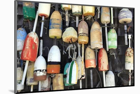 Lobster Buoys, Cape Cod National Seashore, Orleans, Cape Cod, Massachusetts, New England, Usa-Wendy Connett-Mounted Photographic Print