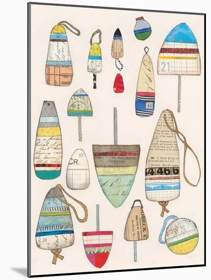 Lobster Buoys-Courtney Prahl-Mounted Art Print