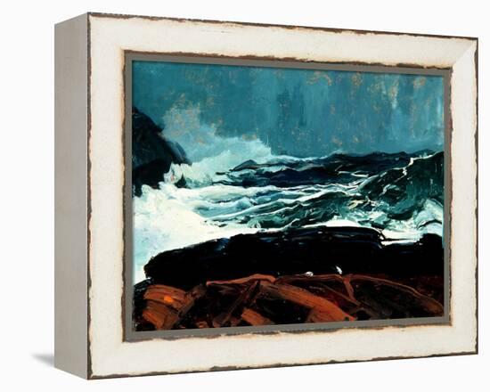 Lobster Cove, Monhegan, Maine, 1913-George Wesley Bellows-Framed Premier Image Canvas