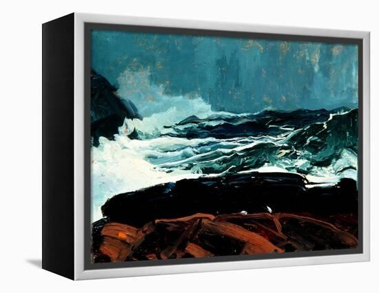 Lobster Cove, Monhegan, Maine, 1913-George Wesley Bellows-Framed Premier Image Canvas