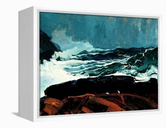 Lobster Cove, Monhegan, Maine, 1913-George Wesley Bellows-Framed Premier Image Canvas