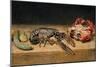 Lobster, Crab and Cucumber, 1827 (W/C on Paper)-William Henry Hunt-Mounted Giclee Print