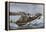 Lobster Fishermen in the Grand Manan Channel Between Maine and New Brunswick, 1890s-null-Framed Premier Image Canvas