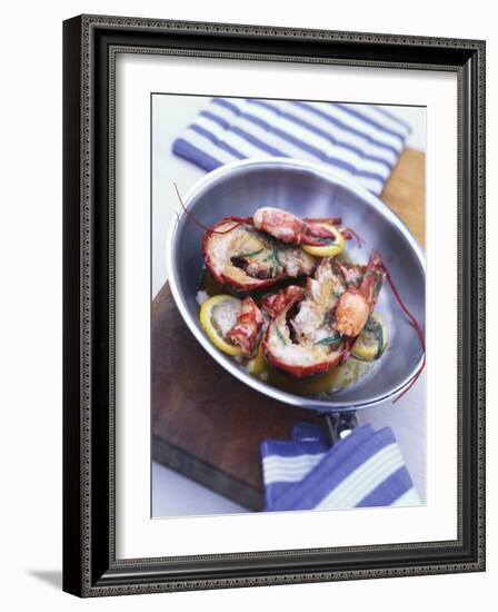 Lobster Fried in Butter with Lemon and Tarragon-Peter Medilek-Framed Photographic Print
