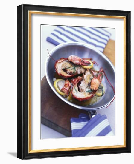 Lobster Fried in Butter with Lemon and Tarragon-Peter Medilek-Framed Photographic Print