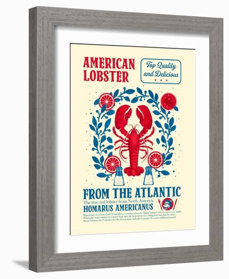 Lobster Kitchen Print-Dionisis Gemos-Framed Photographic Print