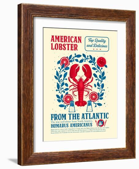 Lobster Kitchen Print-Dionisis Gemos-Framed Photographic Print