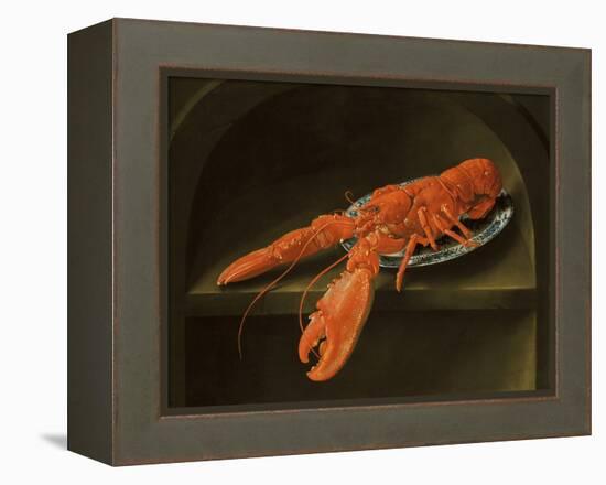 Lobster on a Delft Dish-Charles Collins-Framed Premier Image Canvas