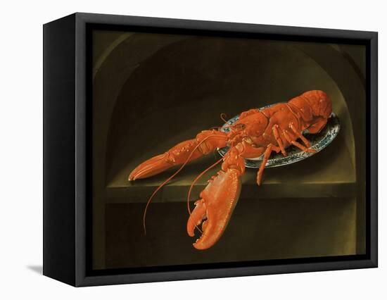 Lobster on a Delft Dish-Charles Collins-Framed Premier Image Canvas