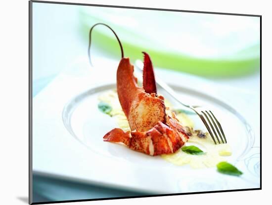 Lobster on Pineapple Carpaccio-null-Mounted Photographic Print