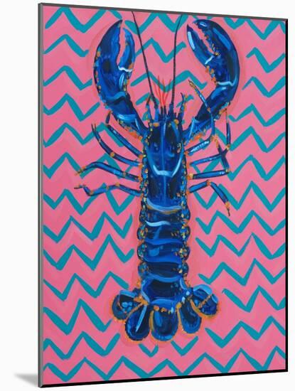 Lobster on Zigzag-Alice Straker-Mounted Photographic Print